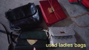Rainbow Wholesale Ladies Leather Used Bags Bales Second Hand Ladies Hand Bags - Wenzhou Hongyang Trading Co., Ltd. - China