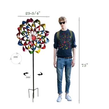 Vibrant Hanging Kinetic Wind Sculpture for Outdoor Garden Decor - Dongguan Yingying Hardware Products Co., Ltd. - China