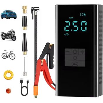 12V Super Capacitor Jump Starter Tire Inflator Air Pump Car Jump Starter with Air Compressor - Xi an Rois Autotech Co., Ltd - China