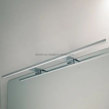 Fashion Luxury Hotel Decor Long Bath Illumination Chrome Aluminum Waterproof Bathroom LED Decorative Light for Mirror or Cabinet Furniture with CE RoHS IP44 - NINGBO DINOLIT OPTOELECTRONICS TECHNOLOGY CO. LTD - China