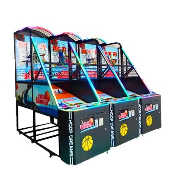 Foldable Basketball Shooting Sport Style Metal Plastic Wood Material Arcade Game Machine - Guangzhou Xiao Yao Yao Amusement Equipment Co., Ltd. - China