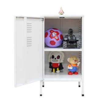 Modern Household Steel Furniture Single Door Living Room Lockers Cabinets Kids Toy Storage White Cabinets for Bedroom - Luoyang Orpheus Industrial Limited Company - China