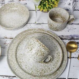 Stoneware Solid Color Glaze Dinnerware Set Bowls Mugs Plates Cup&Saucer Dinnerset - Changsha Ellen-Design Arts and Crafts Co., Ltd. - China