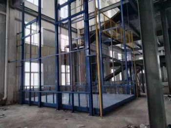 3ton Industrial Construction Guide Rail Lift Vertical Forklift Cargo Lift Hydraulic Wall Mounted Freight Elevator - Minfa Intelligent Technology(Shandong) Co., Ltd. - China