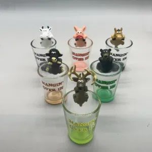 Clear Shot Glass 3D Animal Resin Decor Glass - Zibo Guanyu Light Industrial Products Co., Ltd. - China