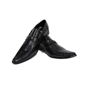 Unique Pattern Cow Anti-Static Leather Shoes Men MOQ 100 Lining PU Insoles PU Origin China Upper Leather Outsole Rubber Group - Jinjiang Jiaxing Import and Export Co., Ltd. - China