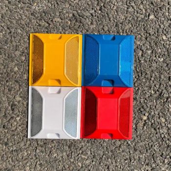 Roadway Safety Raised Pavement Markers Reflector Plastic Cat Eye Road Stud - Beijing Roadsafe Technology Co., Ltd. - China