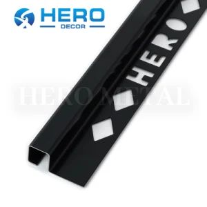 New Design Customized Trim Tile Stainless Steel Profile 2.1m Bronze Carpet Transition Accessories for Porcelain Floor Kitchen Backsplash Square Shape Strip - Foshan Hero Metal co., Ltd - China