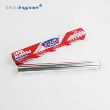Hot Sale Customized 38cm 45cm Wide Food Grade Kitchen Home Aluminum Foil Baking Small Rolls - Shanghai Silver Engineer Industry Co., Ltd. - China