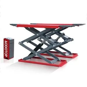 Hydraulic Lift Garage Equipment Scissors Lift Ultra Thin Car Lift - Yiwu AODOTOP Machinery Company - China