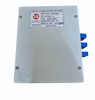 Fiber Cable Termination Box, For Networking Devices, 12 Brand UL Color Grey Material MS Number of Ports 12 Usage/Application Networking - Anyess Global - India