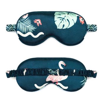 Silk Eye Mask Satin Luxury Customized Soft Travel Elastic Strap Eye Sleeping Mask - Shaoxing Tuoyang Import and Export Co., Ltd. - China