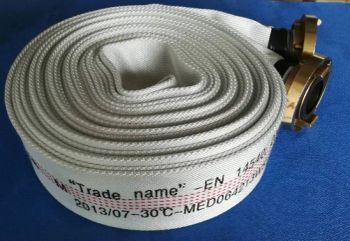 Cheap Price 1.5 Inch 30m Long Fire Hose Roll Color White Origin China Diameter 50mm HS Code 59090000 Lining With Lining Model NO. Fire Hose - Safety Plus Industrial Co., Ltd. - China