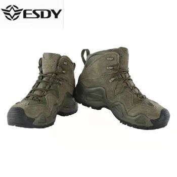 Esdy Tactical Style Desert Black Combat Boots Mens Outdoor Style Boots - Yiwu Wisdom Import & Export Co., Ltd. - China