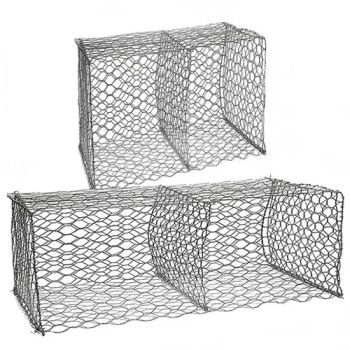 Heavy-Duty Galvanized Gabion Stone Cage for Retaining Walls Origin China Technics Woven Surface Smooth Trademark XUHUA Aperture - TIANJIN HUAYUAN TIMES METAL PRODUCTS CO., LTD. - China