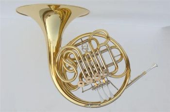 Wholesale French Horn / Gold Brass/ Origin China Trademark Forest HS Code 9205100090 Model NO. LKFH-5041 Specification - Jin Ming Musical Instruments Co., Ltd. - China