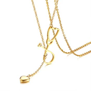 Creative Heart Love Stethoscope Pendant Couple Personality Metal Simple Necklace - SC Jewelry Co., Ltd. - China