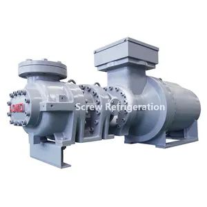 Durable Open Type Compound Two Stage Screw Freon Refrigerant Compressor Unit for Food Industry XSJLeO - Yantai Guangwei Food Cold-Chain Technology Co., Ltd. - China