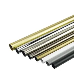 High Quality Window Grommet Gold Curtains Rods Set Metal Aluminum Alloy Curtain Poles - Vikson Blinds Enterprise Co., Ltd. - China