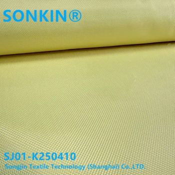 Textile Fabric 410GSM Kevlar Fabric - Flame Retardant Para-Aramid Fabric for Auto Parts, Motorcycle, Bag, Tent, Clothing, Padel Racket, Golf Club - Songjin Textile Technology (Shanghai) Co., Ltd. - China