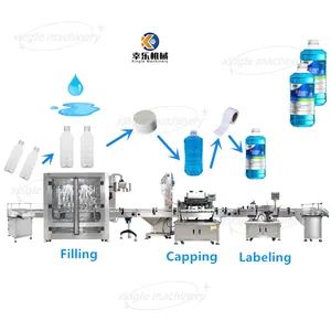 Automatic Bottling Production Line Perfume Hand Washing Detergent Oral Liquid Vial Bottle Filling Capping Labeling Packing Line - Foshan Xingle Machinery Equipment Co., Ltd. - China