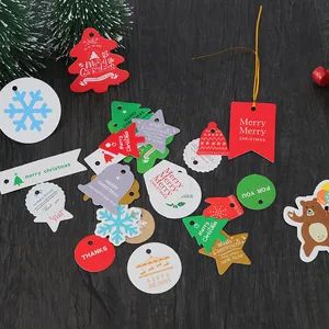 Christmas Clothing Security Tag RFID Tags Clothes Hanging Paper Christmas Hang Tag - Dongguan Miao Xin Craft Co., Ltd. - China