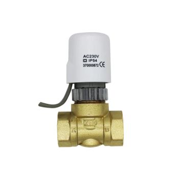 Normally Closed Actuator 24V/110V/220V with Brass Valve Heating Water Thermal Expansion Valve - Hotowell Technology (Xiamen) Co., Ltd. - China