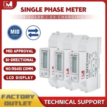 PV Solar Energy Meters Single Phase DIN Rail Multimeter RS485 Bidirectional Power Meter - IVY METERING CO., LTD. - China