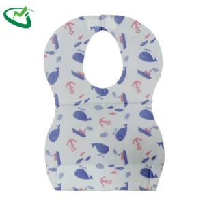 Waterproof Baby Paper Aprons Non Woven Disposable Bib - Hefei JM Healthcare Products Co., Ltd. - China