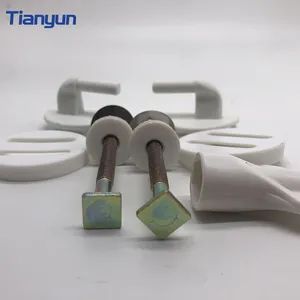 Toilet Seat Fittings Hinge Bolt Quick Fix Replacement Toilet Seat Top Fixing - Tonglu Tianyun Plastic Accessories Factory - China