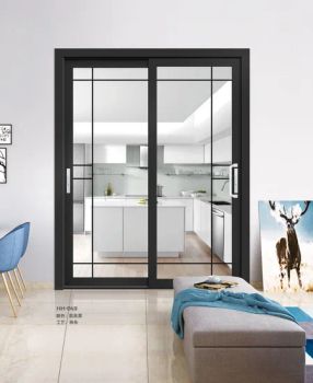 Frameless Accordion Aluminum Glass Folding Doors Interior Partition Wall for Balcony Doors - Foshan Nanhai Dejing Doors Windows Industry Co.,Ltd - China