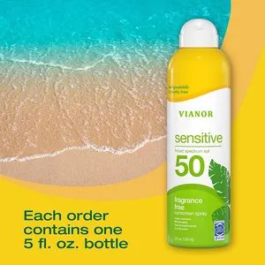 Natural Brightening Sun Block Protection UV Spray 150ml SPF50 Sunscreen Spray - Shandong Vianor Pharma Co., Ltd. - China