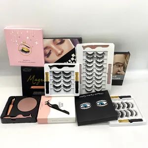 Best Popular 3 Magnetic Eyelashes with Magnetic Eyeliner Tweezers Natural No Glue Durable Magnetic False Eyelashes - Dare Beauty Co., Ltd. - China