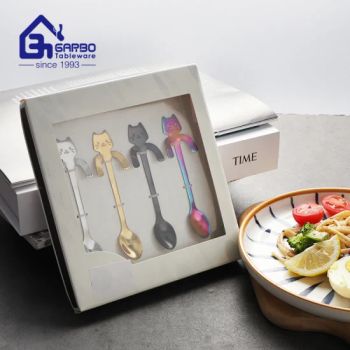 Stainless Steel Flatware Tea Spoon with Ss Handle for Restaurant and Bar - Guangzhou Garbo International Trading Co., Ltd. - China
