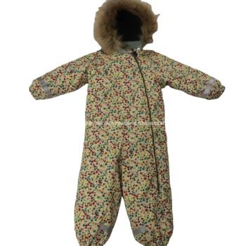 Outdoor Sports Suit Baby Ski Snowboard Wear Overall Pant Windproof One Piece Set Ski Snow Wear - Fujian Jerry Garment Co., Ltd. - China
