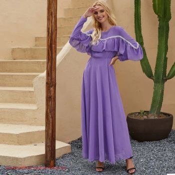 Wholesale Fashion Muslim Islamic Women Laides Jubah Baju Gown Cocktail Dress Long Evening Dress Abaya Kaftans Female Muslim Clothing - Hangzhou Weimei Garments Co., Ltd. - China