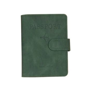 Factory Custom PU Leather Passport Holder Unisex ID Card Holder Long PU Leather Card Holder Travel Passport Holder - Guangzhou Yujia Industrial Co., Ltd. - China