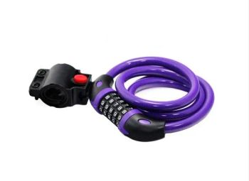 Bike Combination Lock with Bracket Bicycle Lock - WENZHOU NAIBAO LOCK CO., LTD. - China