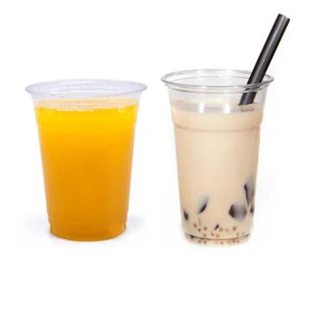 Pet Disposable Plastic Milk Tea Bubble Tea Cups with Lids Logo Accept Sample Free Style Simple Color Custom Lid With - Anhui Avantis Packaging Technology Co., Ltd. - China