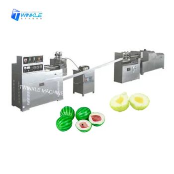 150kg Automatic Center Filled Abnormal Watermelon Olive Ball Tennis Bubble Gum Chewing Gum Making Production Machine - Nantong Twinkle Machinery Equipment Co., Ltd. - China