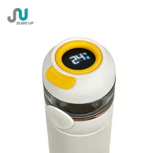 LED Temperature Vacuum Flask with Tranportation Tritain Tea Infuser Business Promotion Gift - GUANGZHOU SURE UP COMMODITY LIMITED - China