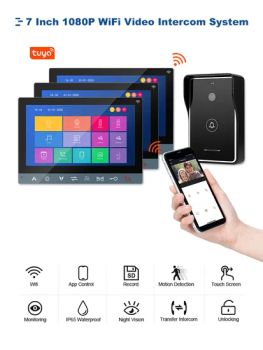 7inch Wireless Intercom Video Door Phone Doorbell Intercom Wired Camera Night Vision - Zhuhai Morning Technology Co., Ltd. - China
