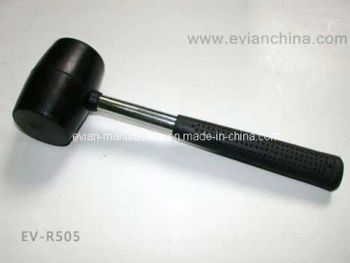 Steel Handle Rubber Hammer (EV-R505) Origin China Trademark EVIAN Model NO. EV-R505 Production Capacity - Evian Manufacture Co., Limited - China
