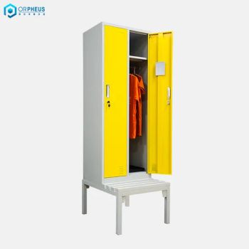 Metal Outdoor Workshop Shower Bath Storage Locker with Bench Origin China Condition New Trademark ORFS Warranty 3 Year Handle - Luoyang Orpheus Industrial Limited Company - China