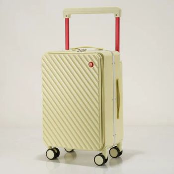 Wrinkle-Resistant Aluminum Travel Suitcase Cabin Breathable Concave Hardshell Luggage for Cruise Ships - Xingan New Travel Luggage Bag Co.,Ltd - China