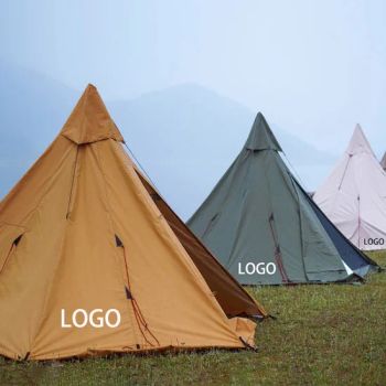 White Oxford Waterproof Outdoor Heavy Duty Camping Glamping Canvas Teepee Yurt Tent - Skylark Network Co., Ltd. - China
