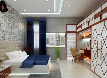 Bedroom Interior Designing Service Primary Objective Enhance Relaxation And Reflect Personal Style Design Focus Stylish, Comfortable, And Functional Bedroom - RD Construction - India