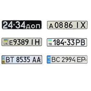 Hot Sale Aluminum Ikraine Car License Plates & Number Plate - Zhejiang Shengye Traffic Sign Co., Ltd - China