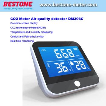 CO2 Monitor Carbon Dioxide Tester Air Quality Monitor Alarm Temperature Humidity Meter - Shenzhen Bestone Industrial Co. Ltd. - China