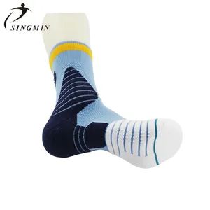 Wholesale Customized Good Quality Regular Mens Custom Basketball Socks - Guangzhou Singmin Sports Goods Co., Ltd. - China